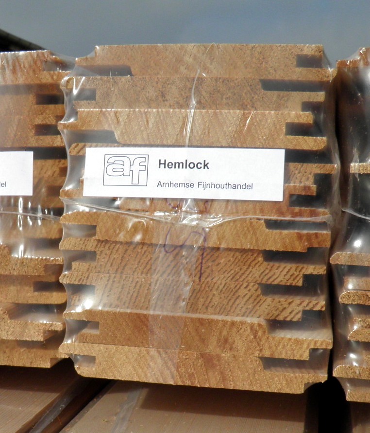 Hemlock schroten sauna hout