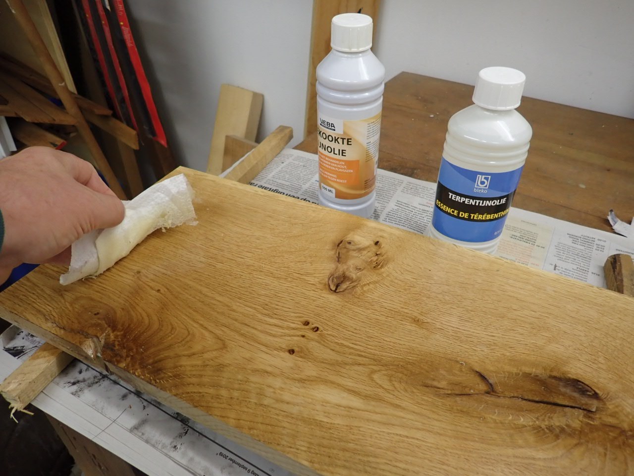 Evalueerbaar Thuisland zijde hout lakken met lijnolie